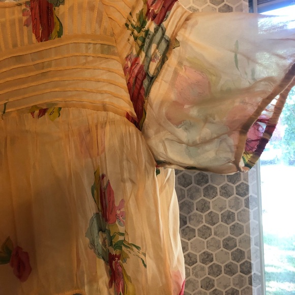 Anthropologie/One Fine Day Tea Rose Blouse - Picture 6 of 8